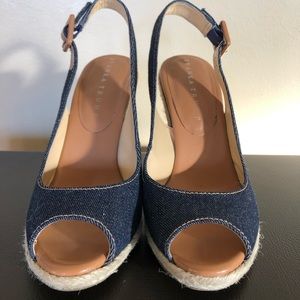 Ivanka Trump Denim Wedges